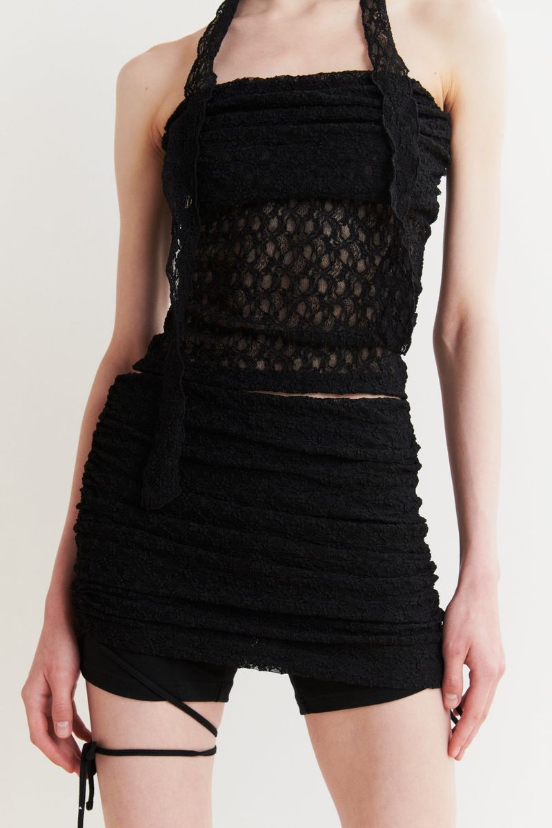BELLA SKIRT PANTS black