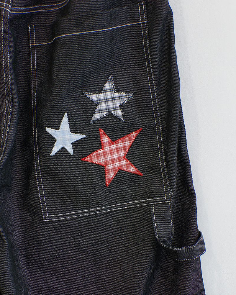 Siri Patch Half Denim Pants