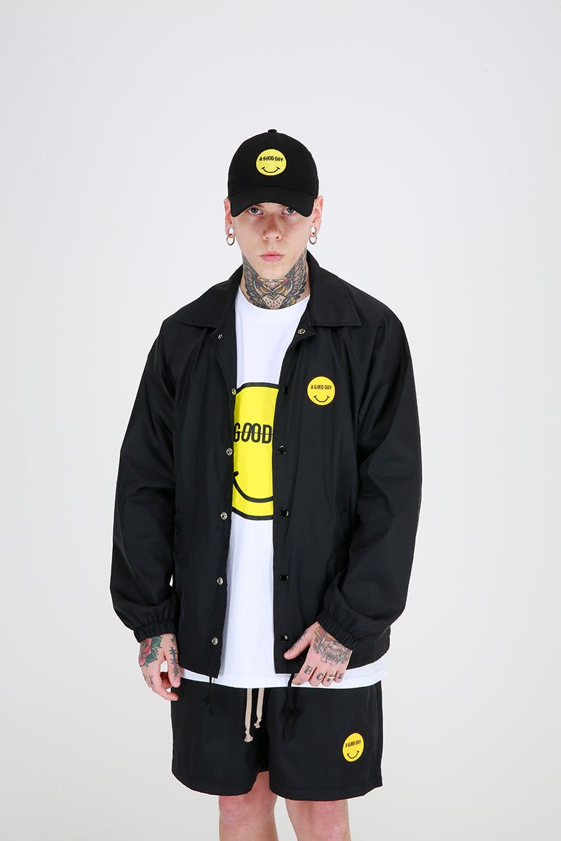SMILE LOGO BALLCAP (BLACK)