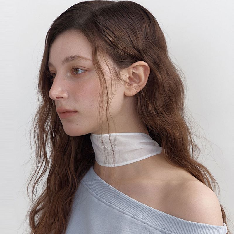 Sunlit（サンリット）の「ペティットスカーフ  (WHITE)（ファッション小物）」