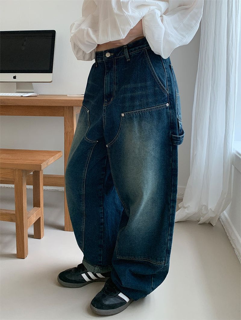 DOUBLE KNEE CARPENTER JEANS (2C)