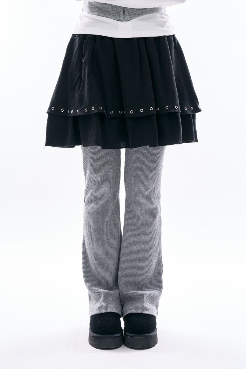 Raucohouse（ラウコハウス）の「ヴェラ ブーツカット リブパンツ（パンツ）」