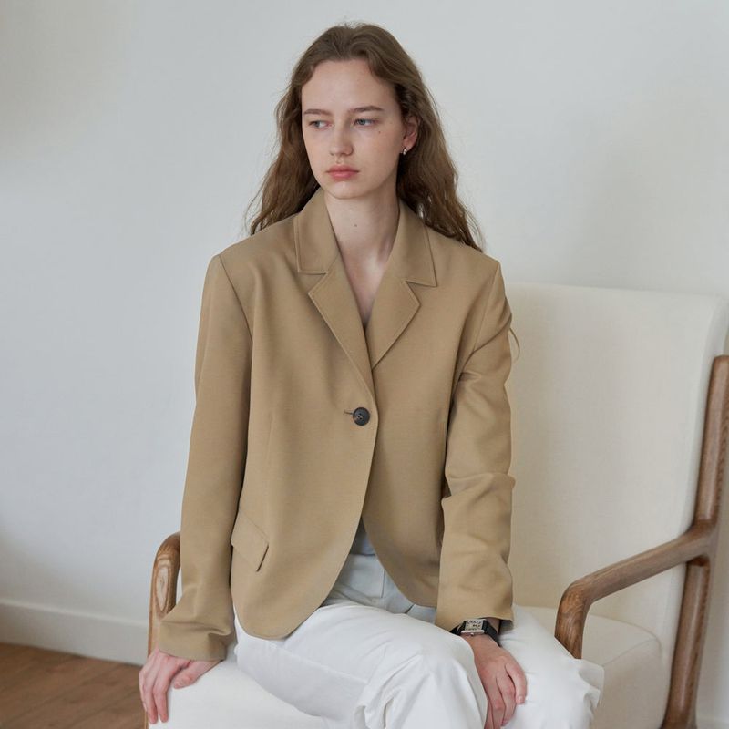 URAGO（ユラゴ）の「Light one button jacket（Jackets/Outerwear）」
