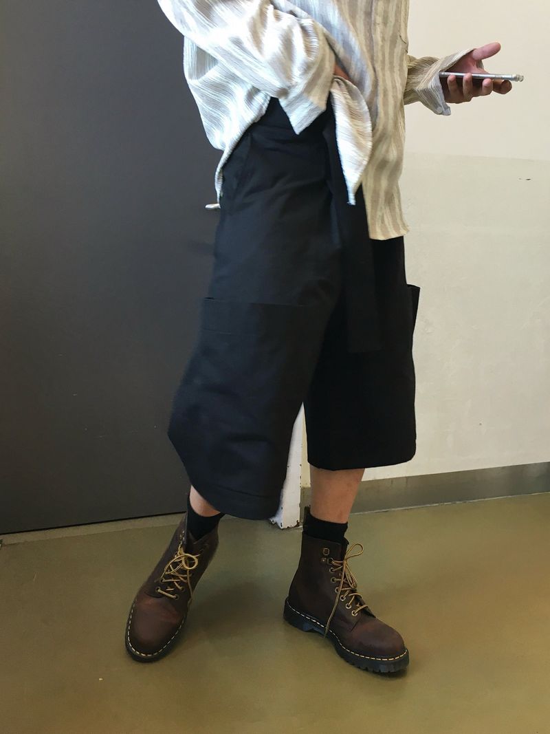 Vienne Belting Cargo Bermuda Pants 3C