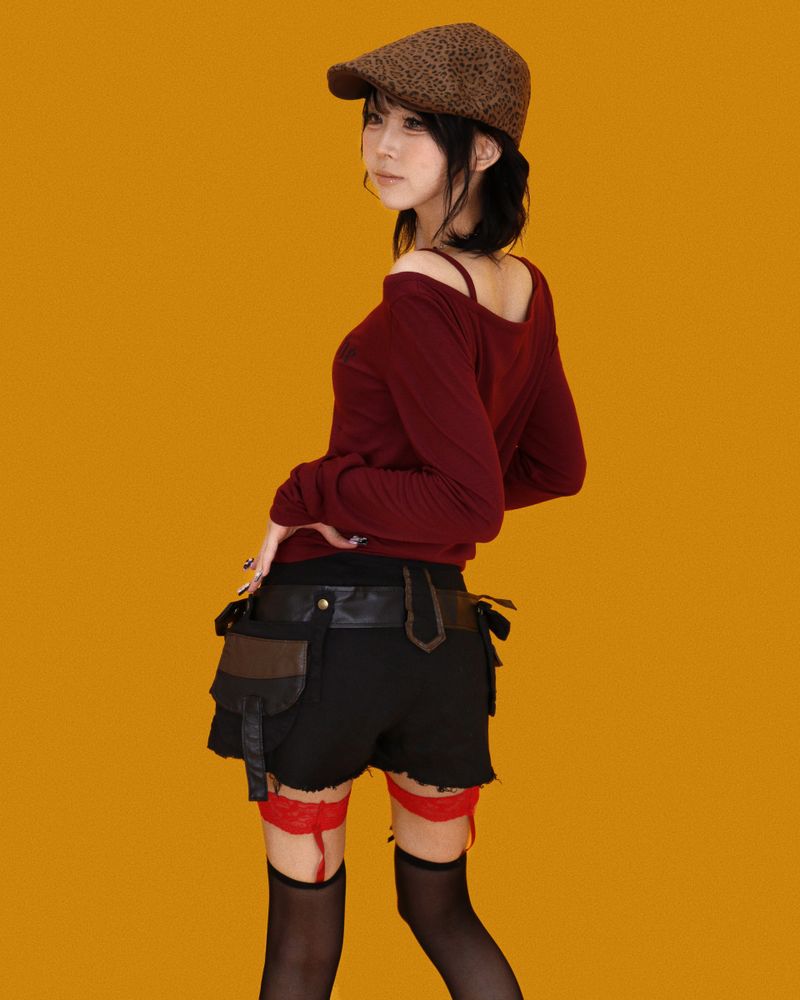 hit pocket belt shorts