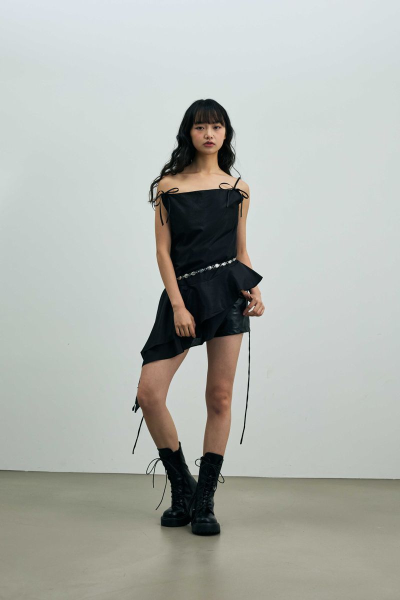 NYX MINI DRESS / BLACK