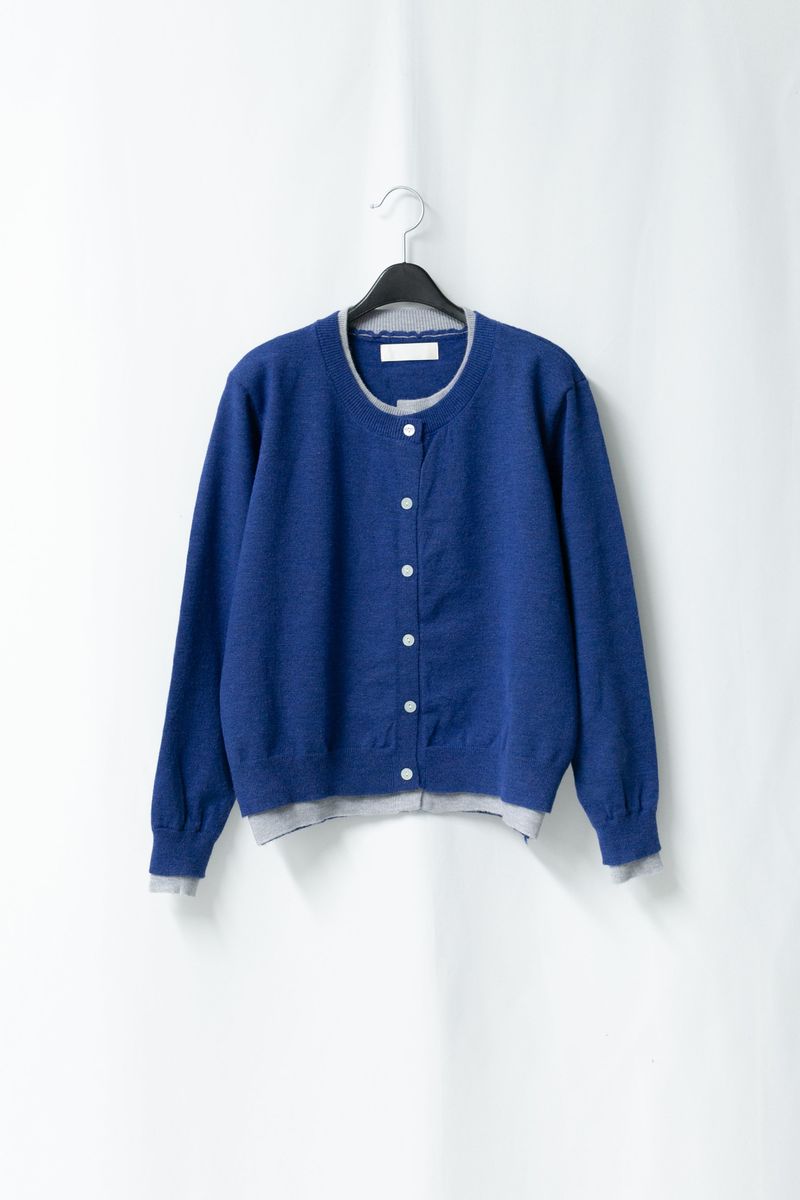 layered color cardigan(4colors)