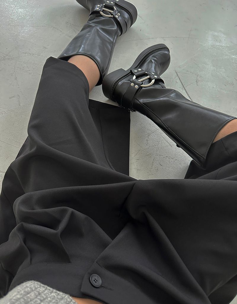 Bermuda Pintuck Slacks Shorts