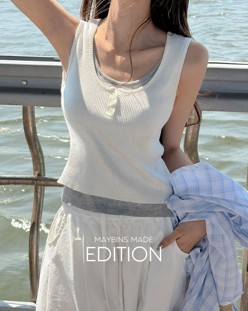MAYBINS（メイビンス）の「[MADE] Lait layered sleeveless（Tops）」