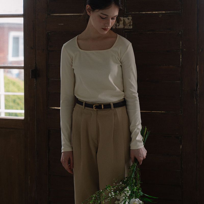 Two turk Cotton Pants - Beige
