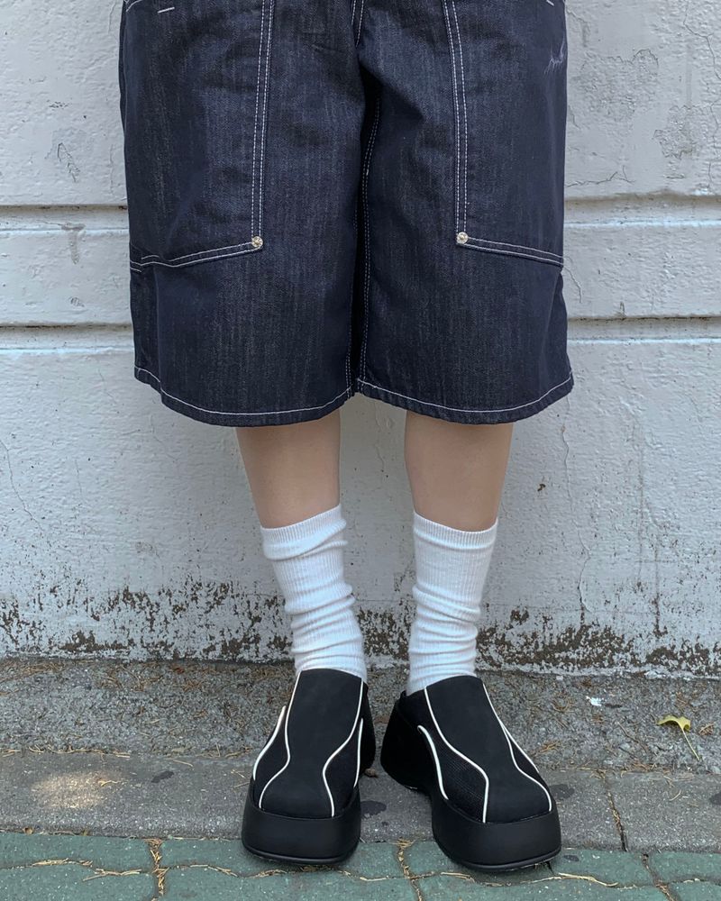 Base platform loafers
