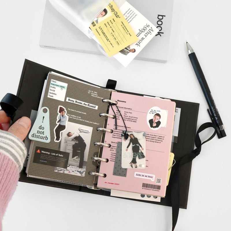 oab busy pack / scrap sticker set