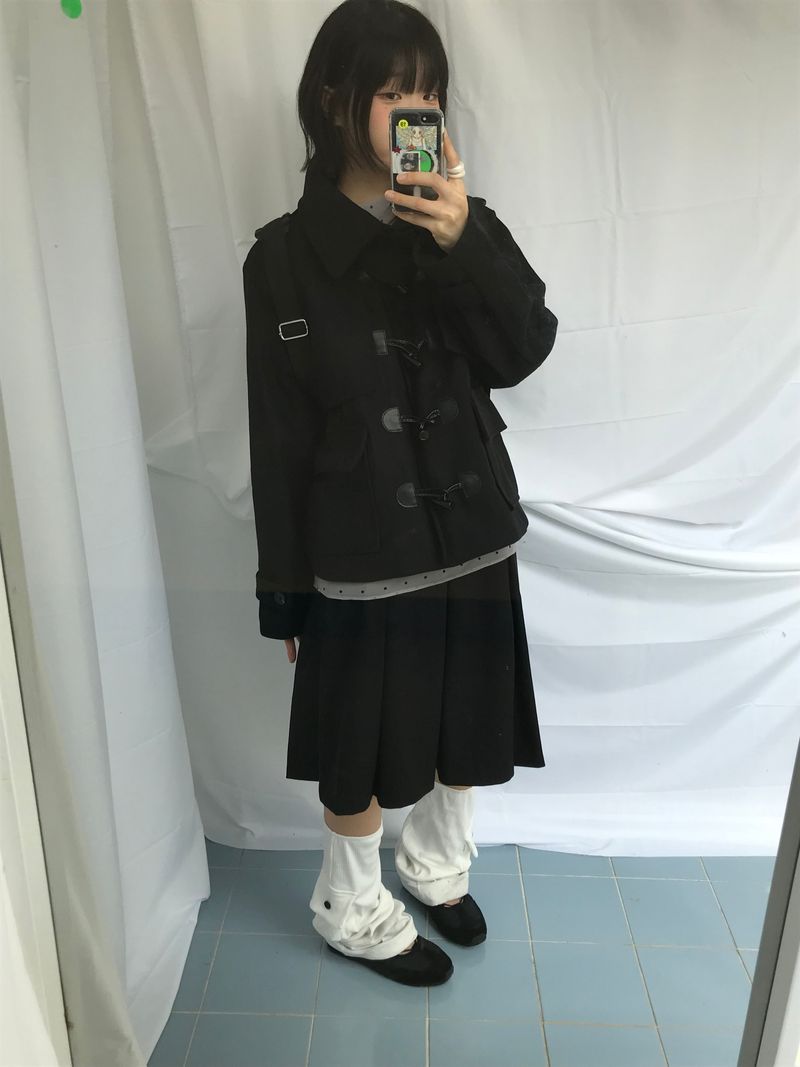 veloni basic bell pleats skirt