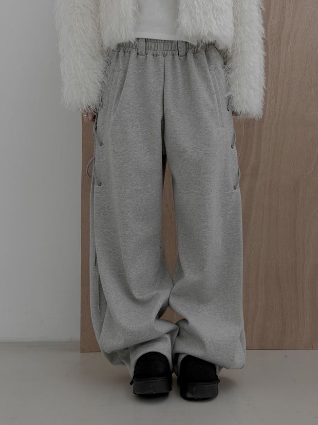 mnem（ムネム）の「Corset brushed sweatpants（Pants）」