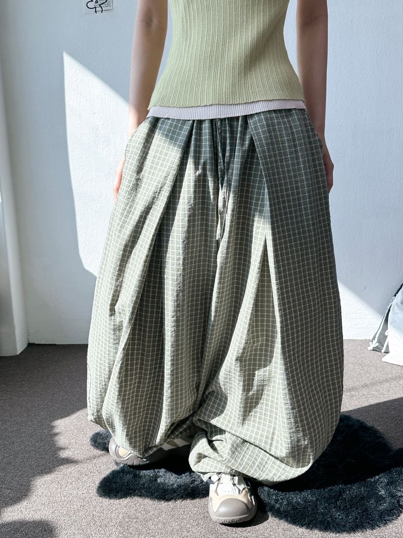 CCORTTI（コルッティ）の「Er Checked Linen Balloon Fit Pants 3color（Pants）」