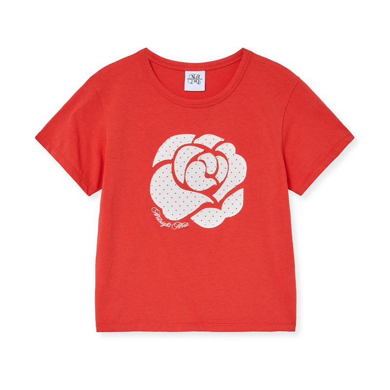 MIDNIGHT MOVE（ミッドナイトムーブ）の「dot rose t (red)（Tops）」