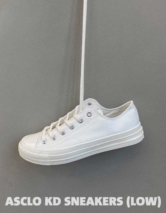 ASCLO（エジュクロ）の「ASCLO White Canvas (Low)（Shoes）」