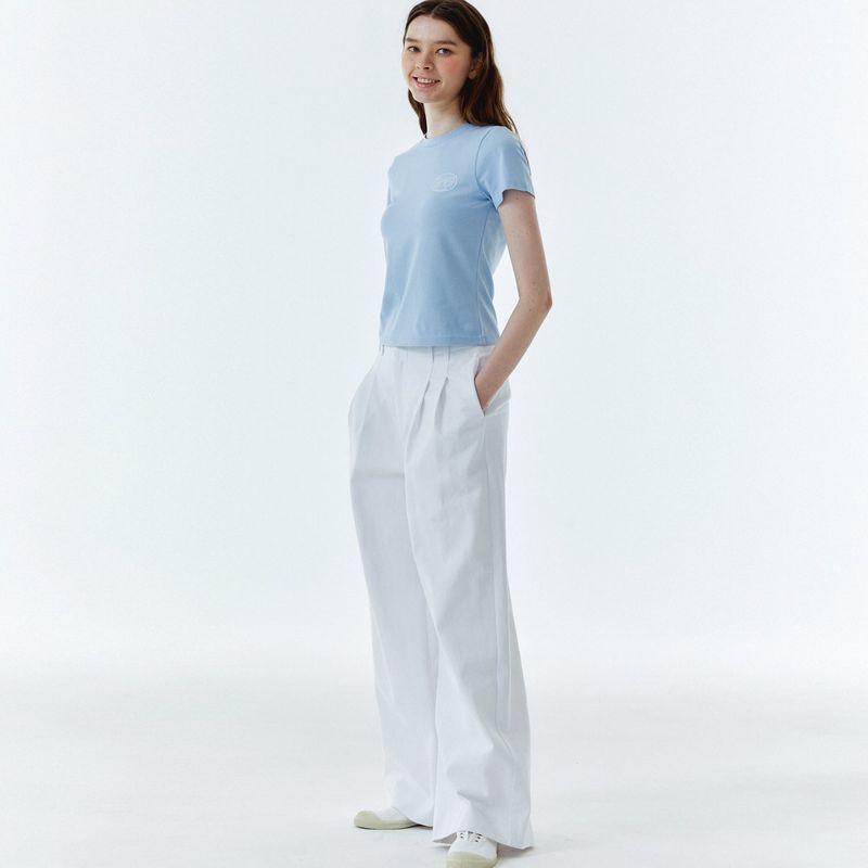 Shape Logo Slim Span T-Shirt Sky Blue