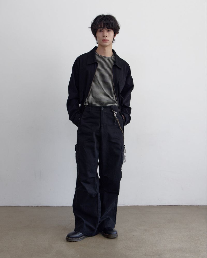 Vintage Washed Cotton Work Jacket