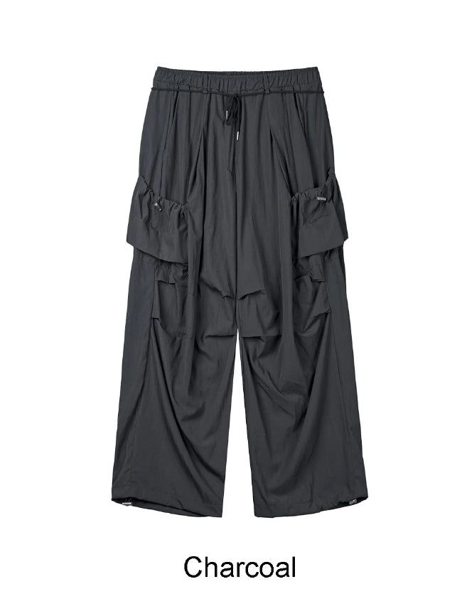 Eren String Pocket Nylon Pants