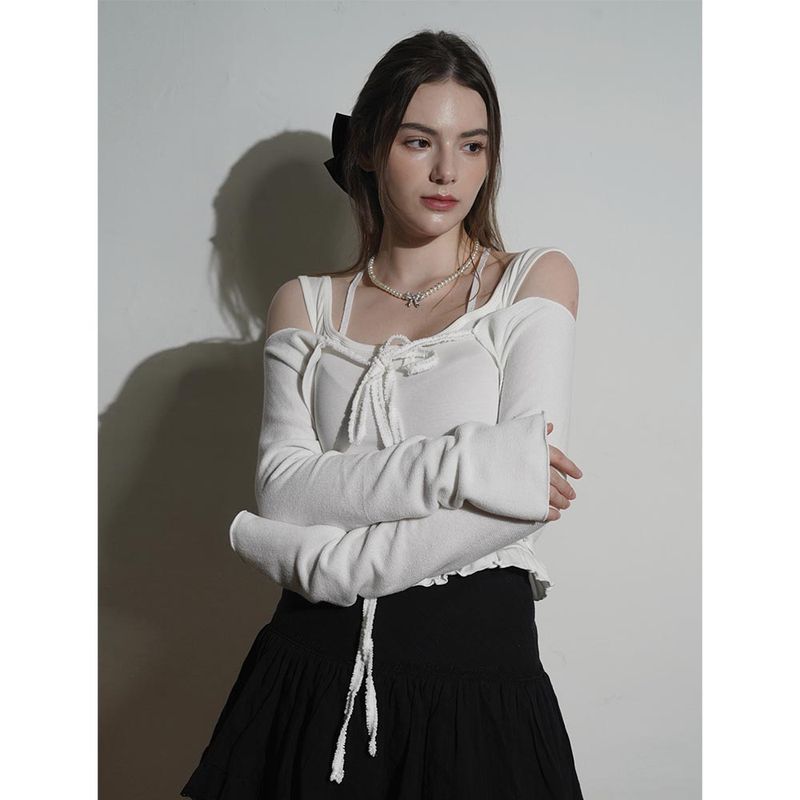 ROSY SLEEVELESS-IVORY
