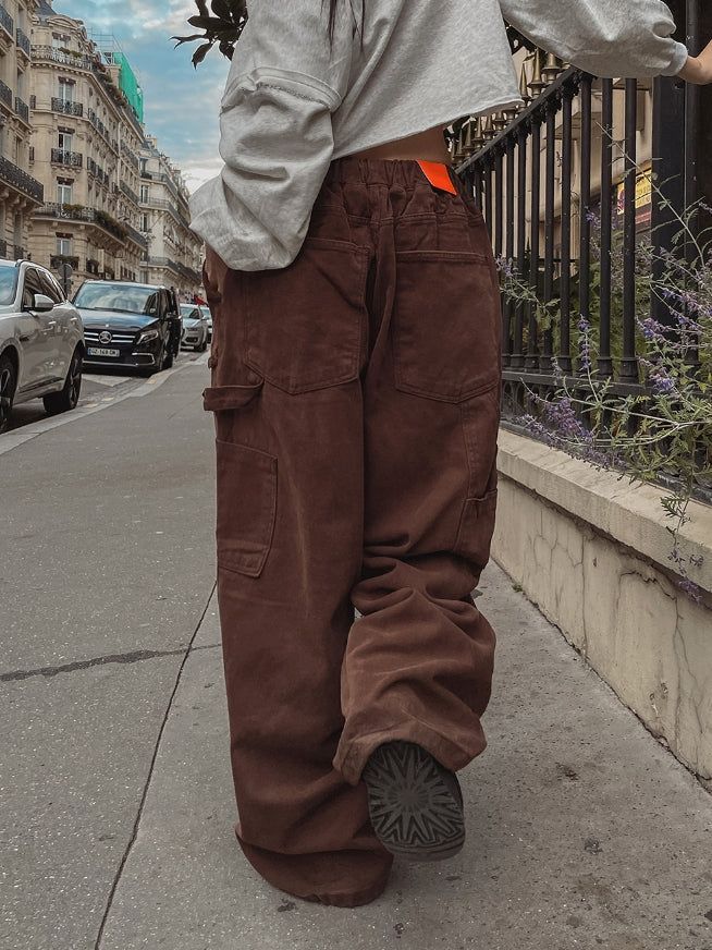 Dean peach damage double knee pants