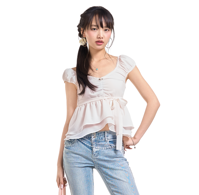 DREAM GIRL BLOUSE [WHITE]