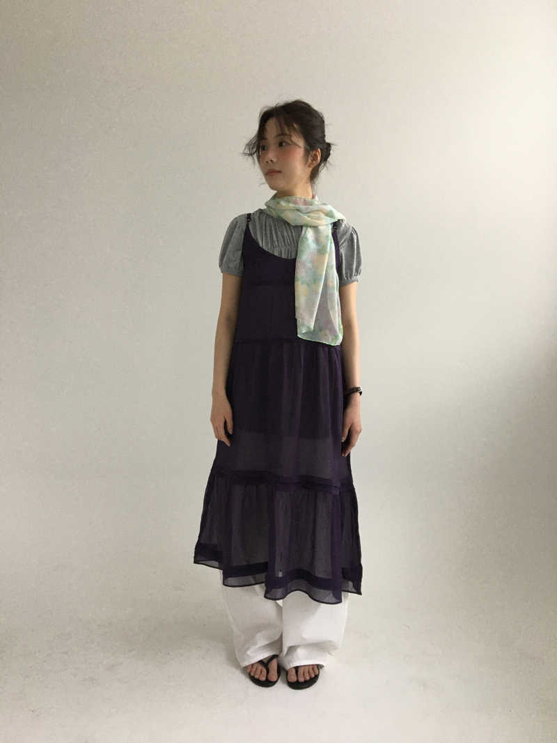 Misty Bloom scarf (2color)