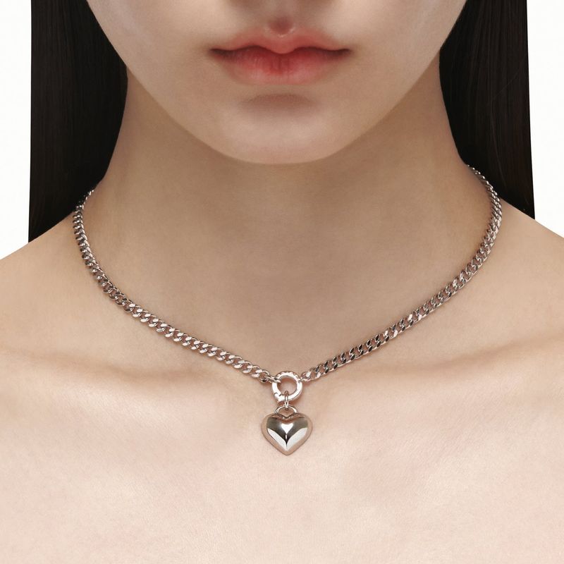 Metal Heart Necklace
