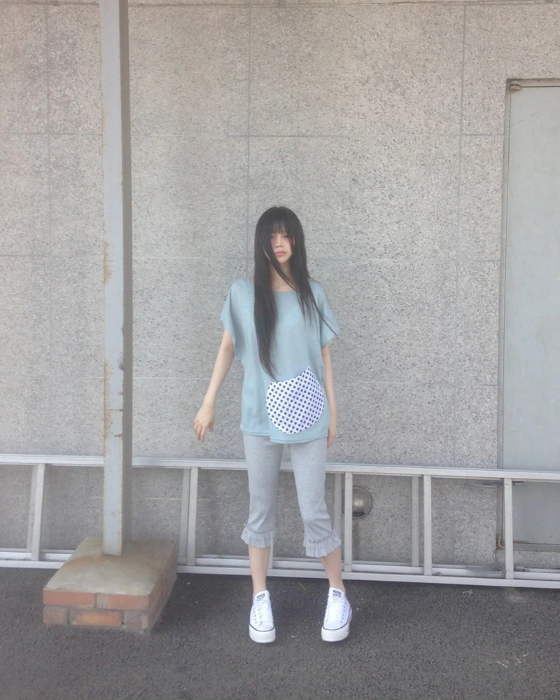 frill leggings pants