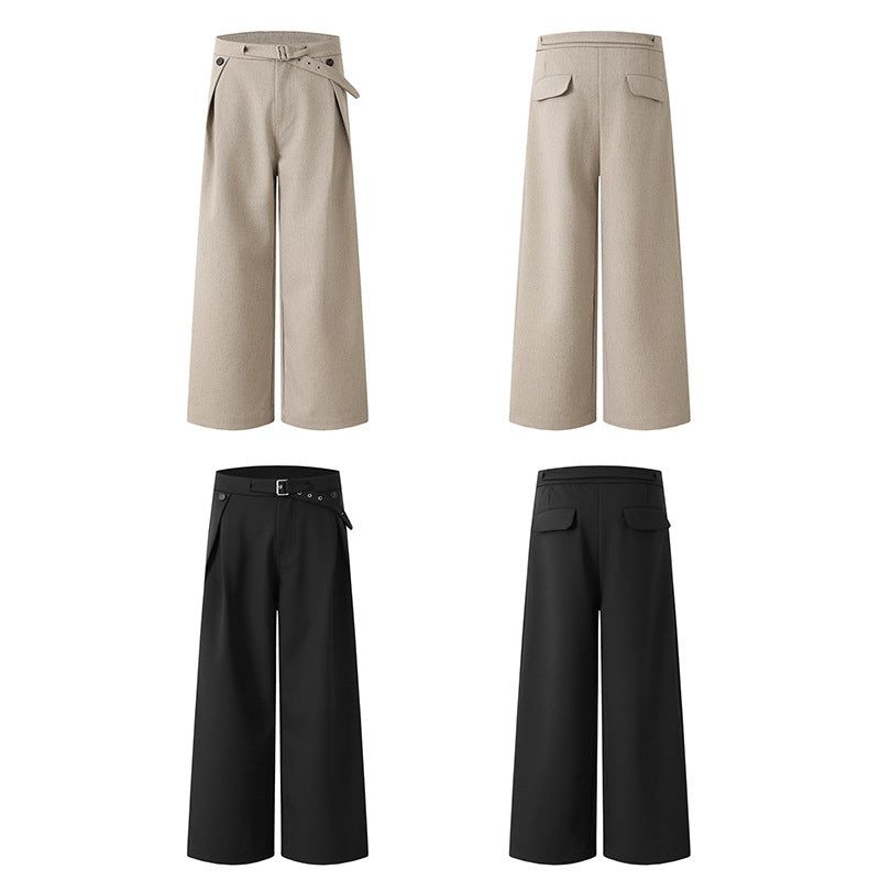 Alden Belted Wide Trousers