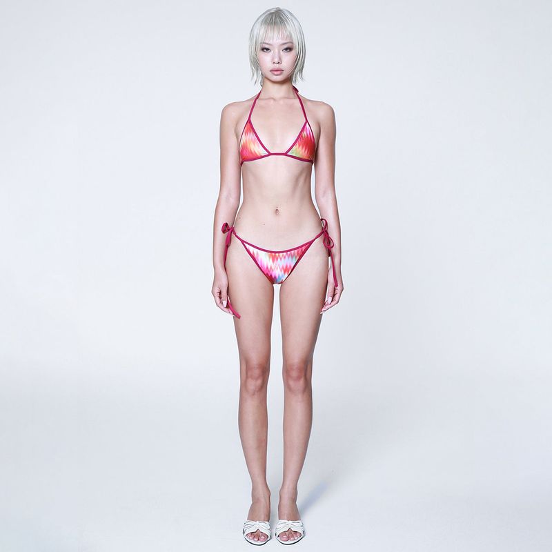 Zoe triangle bikini - bohemian wave [micro]
