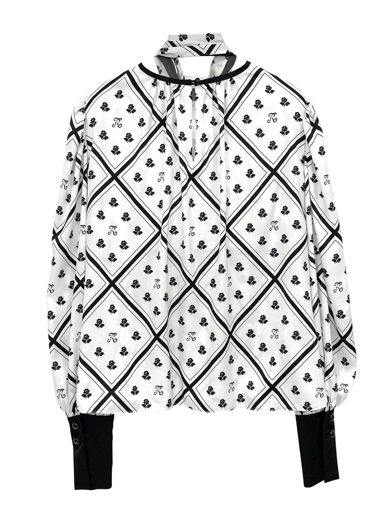Scarf blouse