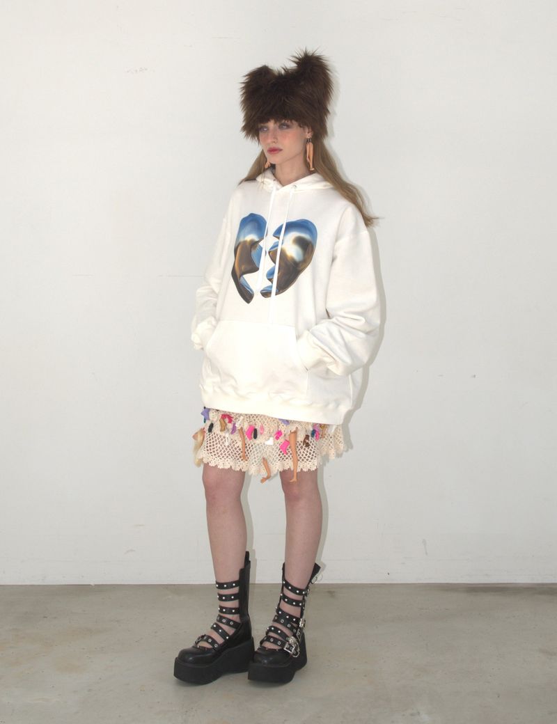Broken Heart Hoodie IVORY
