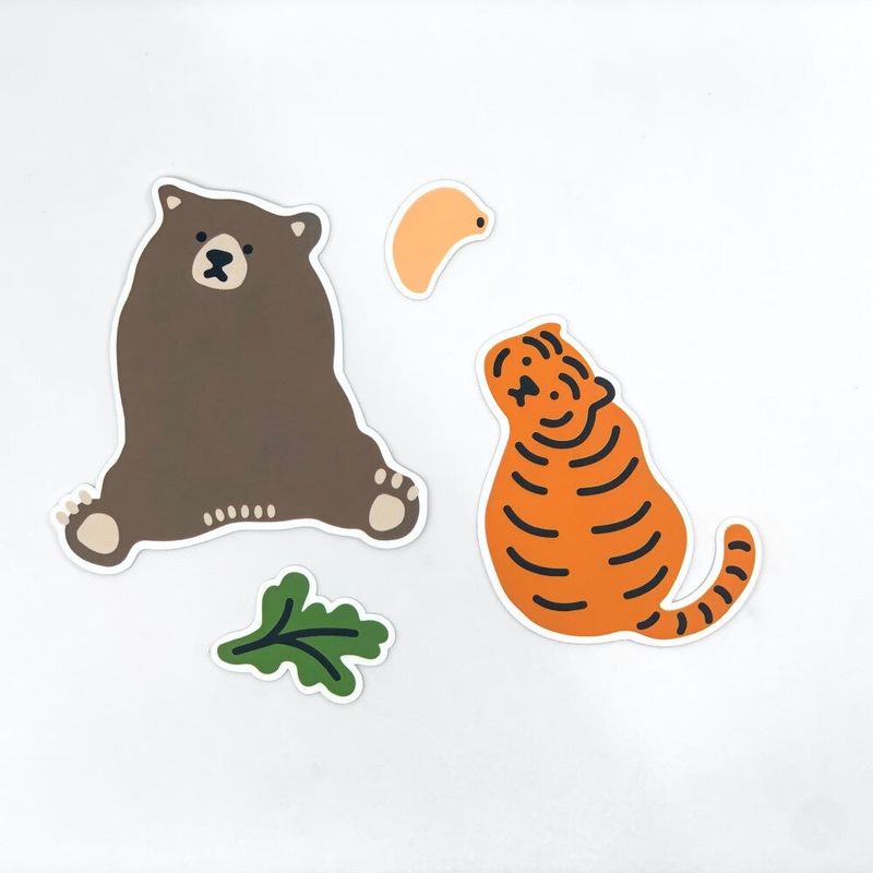LONG LONG AGO 4PCS STICKERS