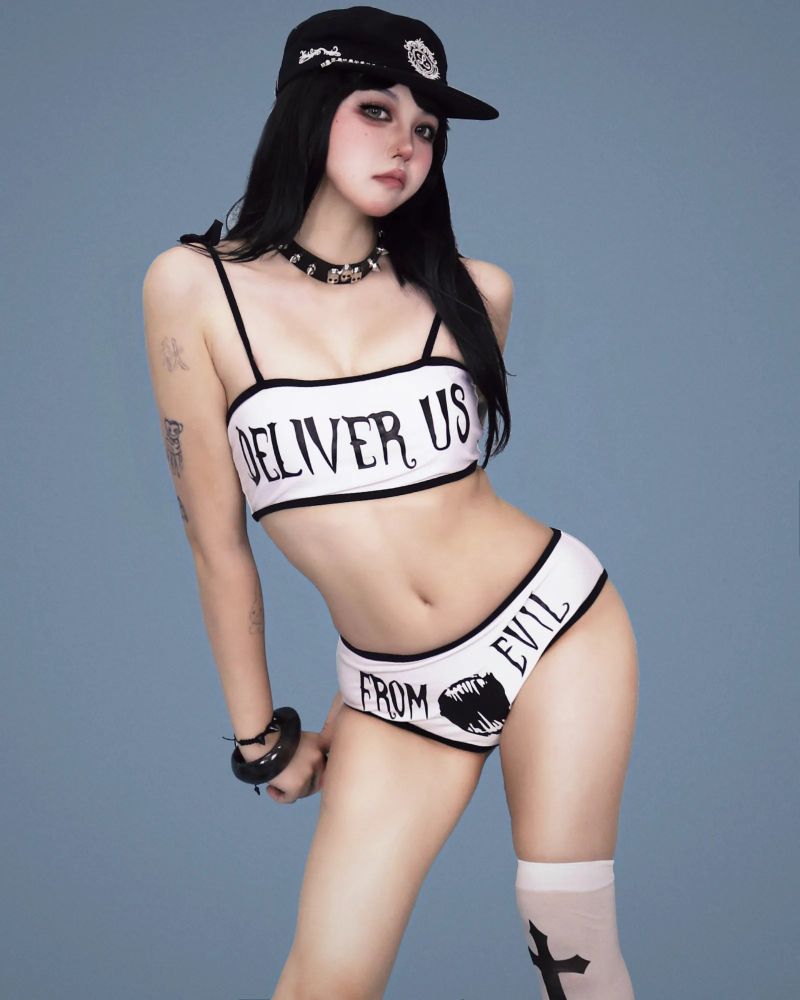 punk hard skull choker