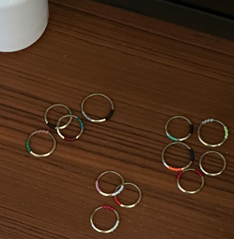 [CCNMADE] Matching Ring_Type02 (CherryPink+Light Mint))