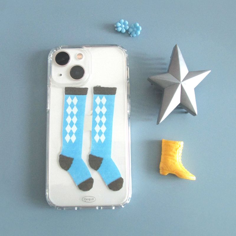 blue socks jellyhard case