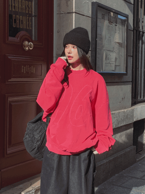 ULAN（ユレン）の「Pigment number patch sweatshirt（Tops）」