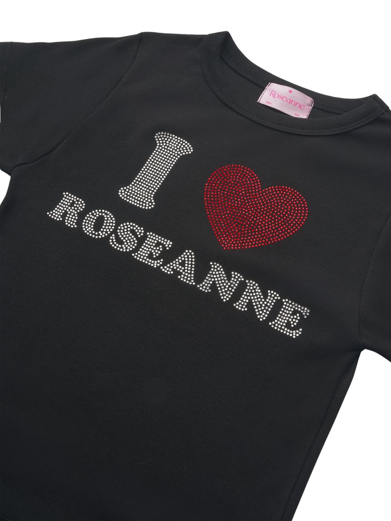 I♥︎ROSEANNE TWINKLE TEE (BLACK)