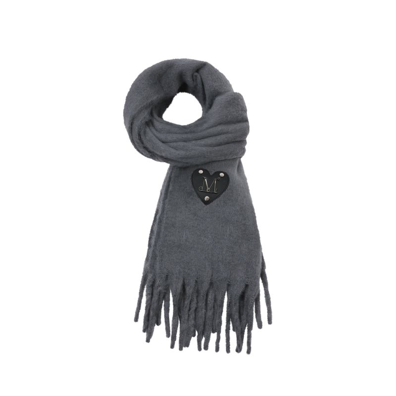 LAMOR METAL LOGO HEART PATCH MUFFLER UNISEX (5Color)