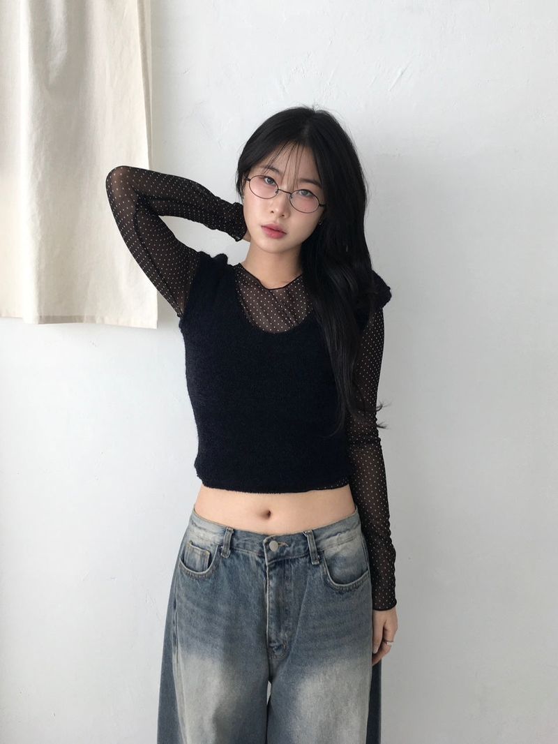 Wide volume jeans