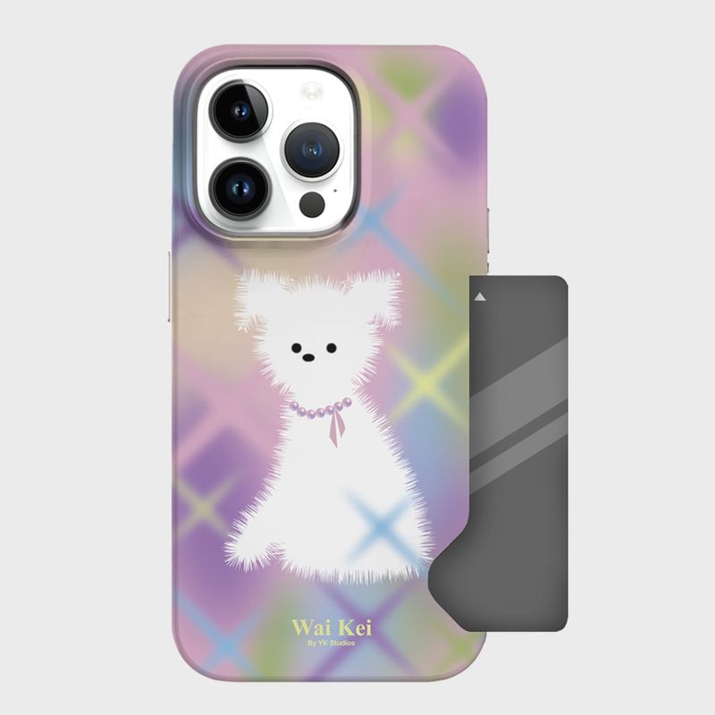 WaiKei（ワイケイ）の「Twinkle Maltese card storage hard case（Smartphone Accessories）」