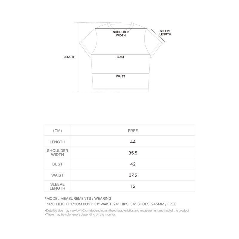 Flower Crop T-shirt (BLUE)