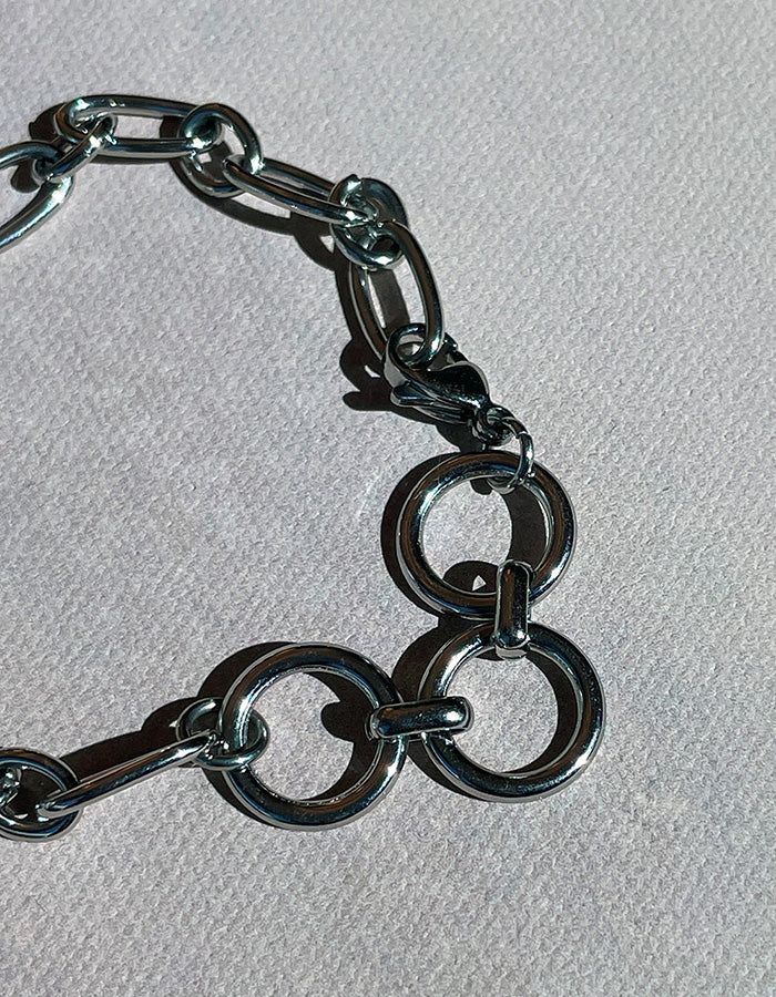 ASCLO Triple Ring Chain Bracelet