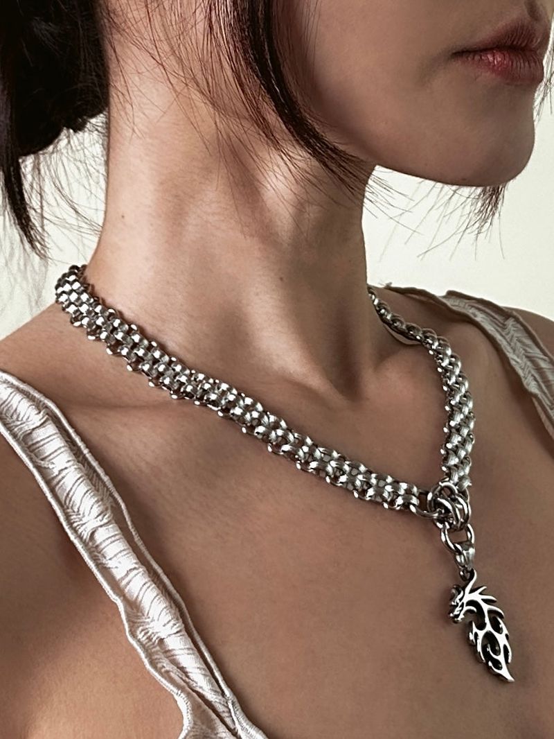 Dragon Cheker Necklace