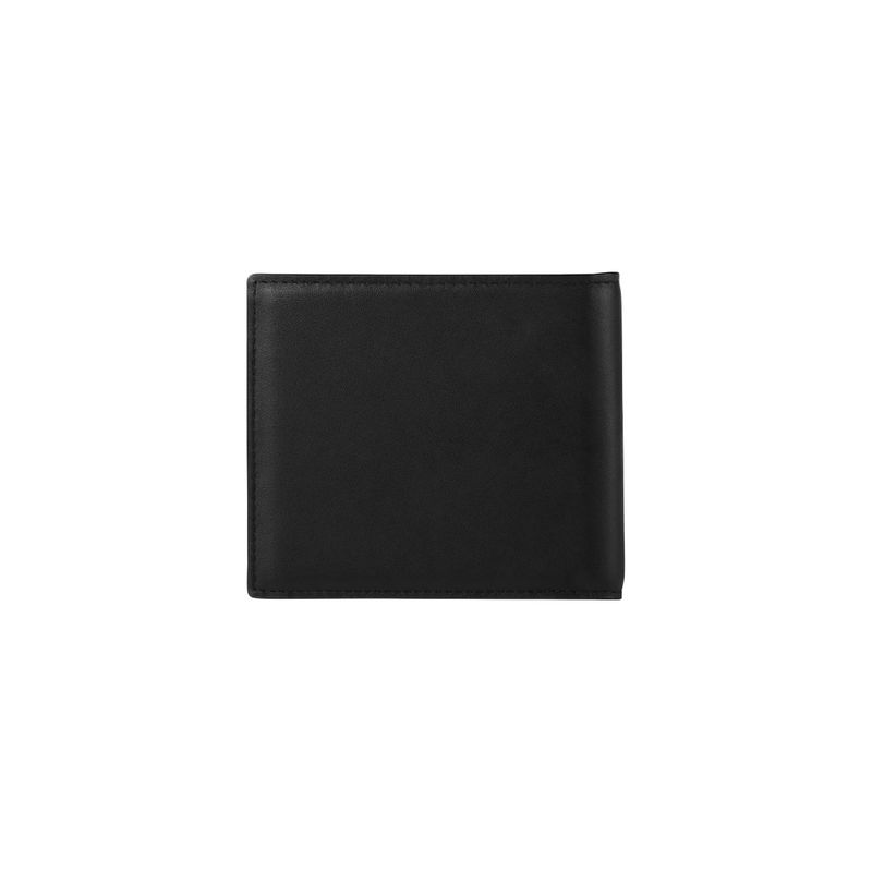 Plain Bi-fold 6CC 1/2 Wallet_Black