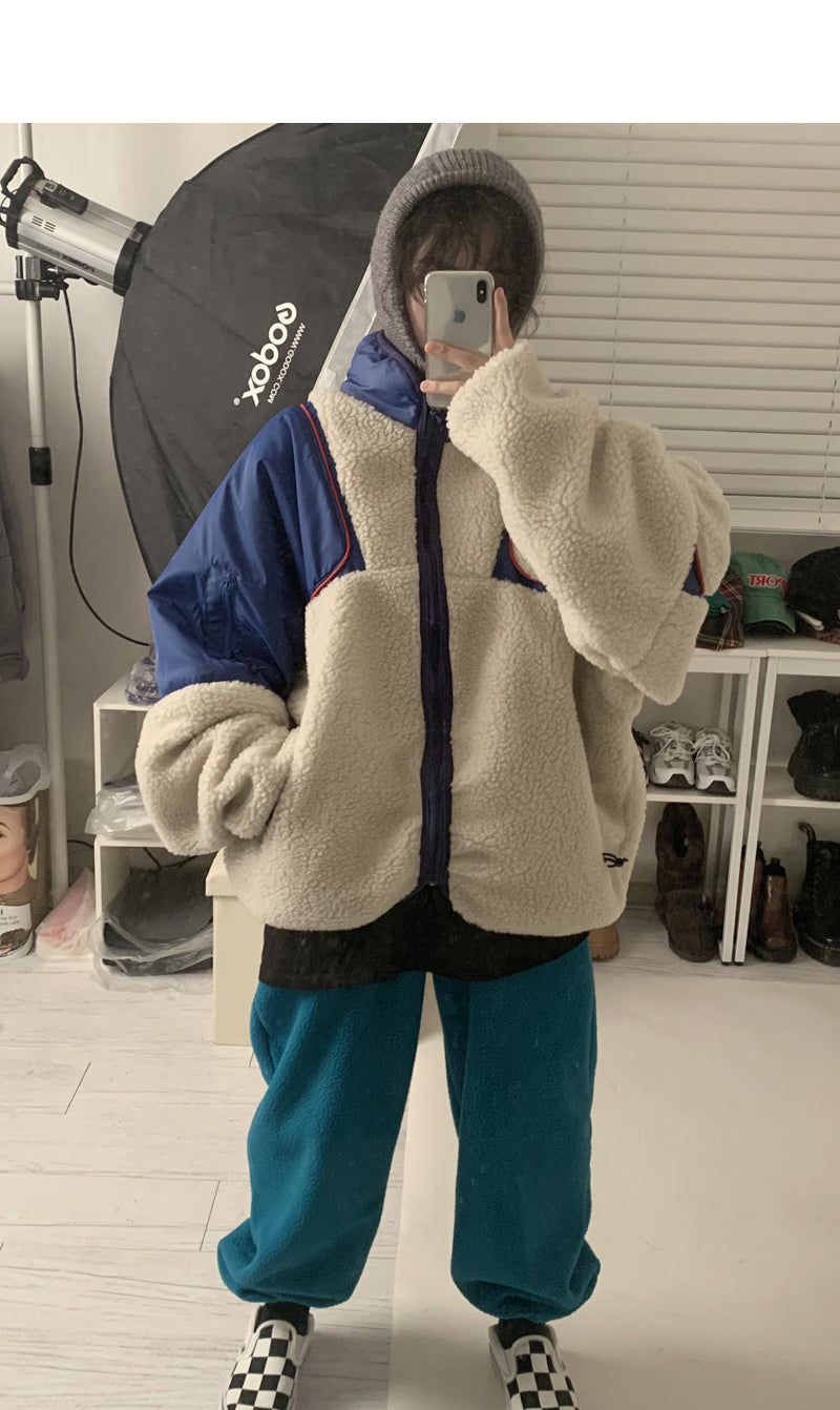 reversible wool colored jumper