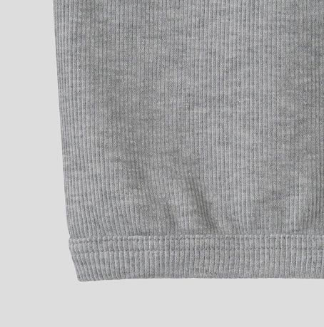 ローガンリブマッスルフィットヘンリーネック半袖Tシャツ