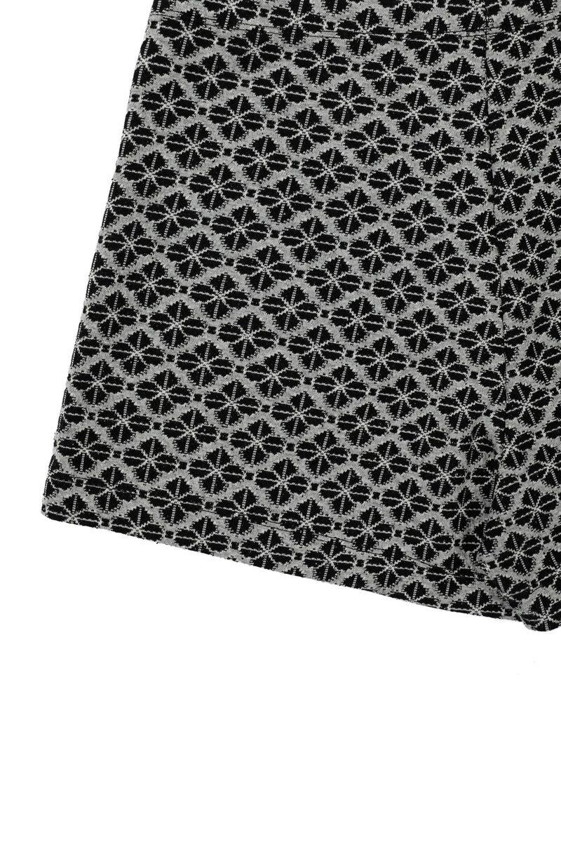Jacquard Short Pants [Black]